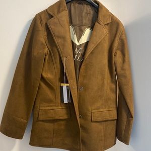 Womens L-XL  Suede Jacket/Blazer.